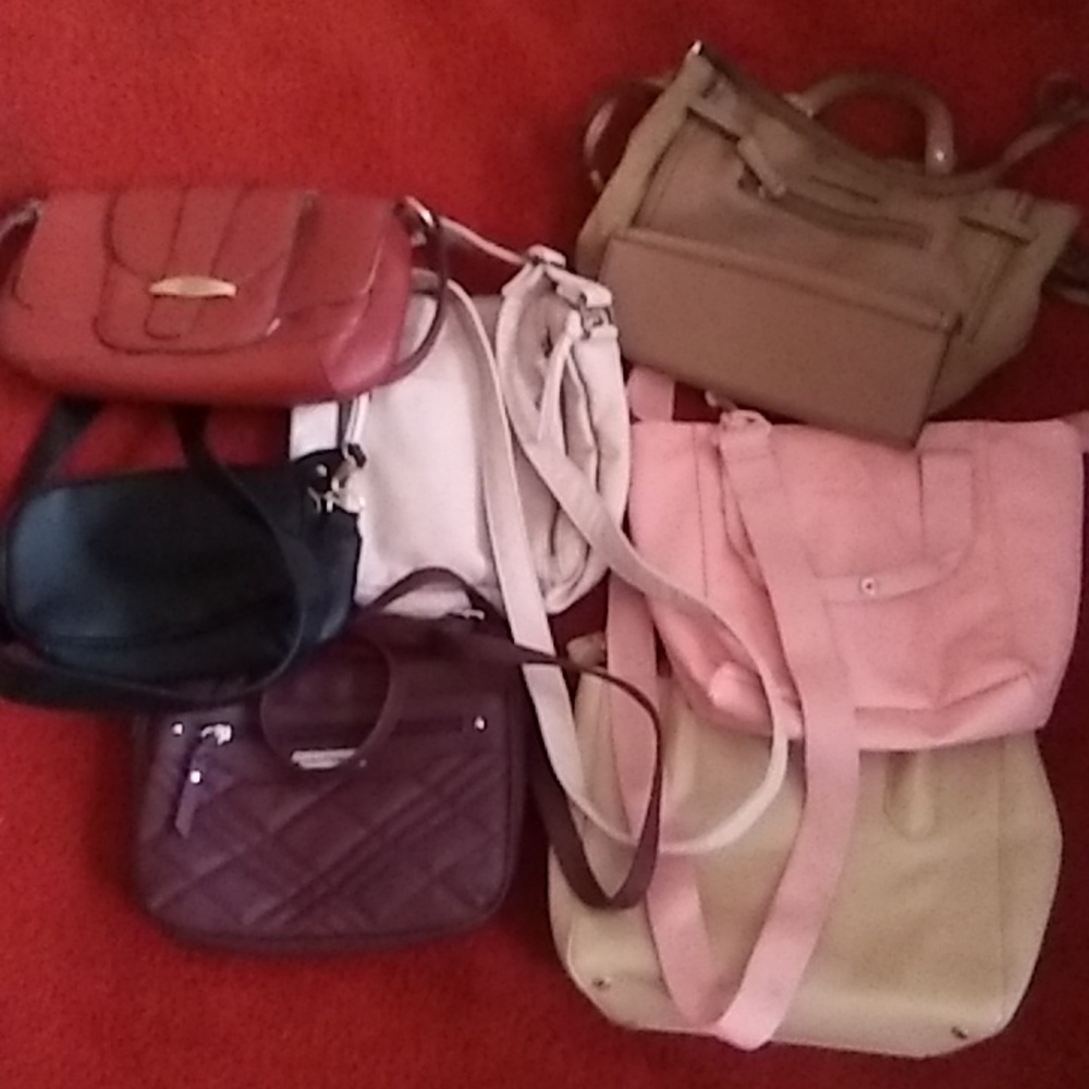 Package of purses all did brands